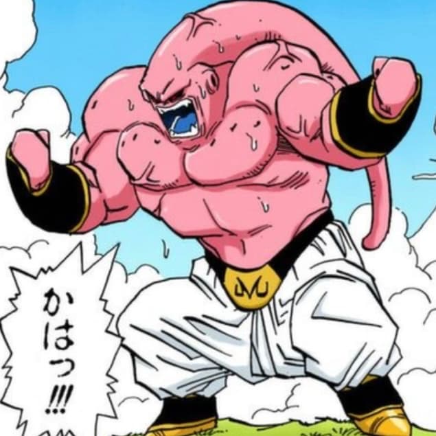 南の界王神吸収ブウ