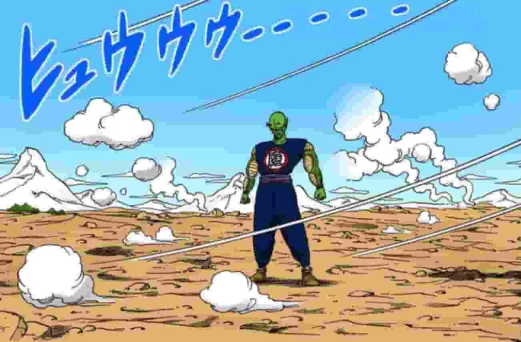 爆力魔波で街を吹き飛ばすピッコロ大魔王