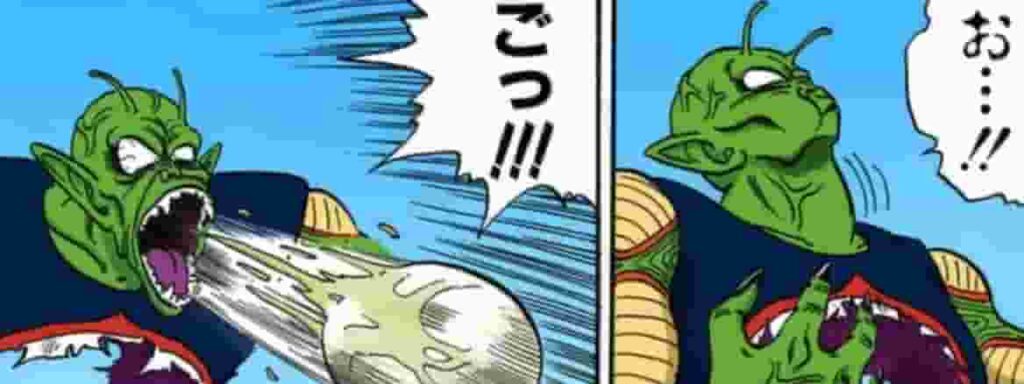 卵を吐き出すピッコロ大魔王