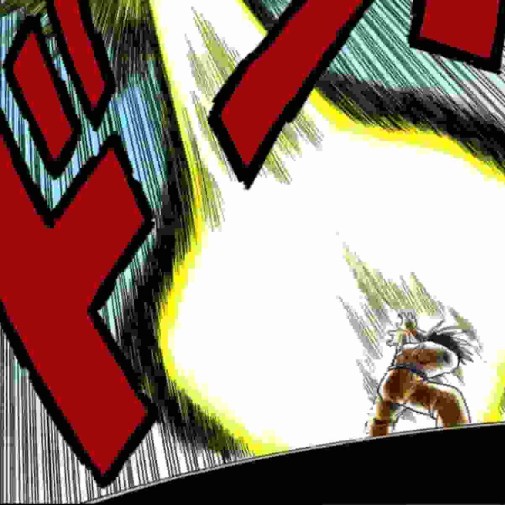 超かめはめ波を放つ悟空