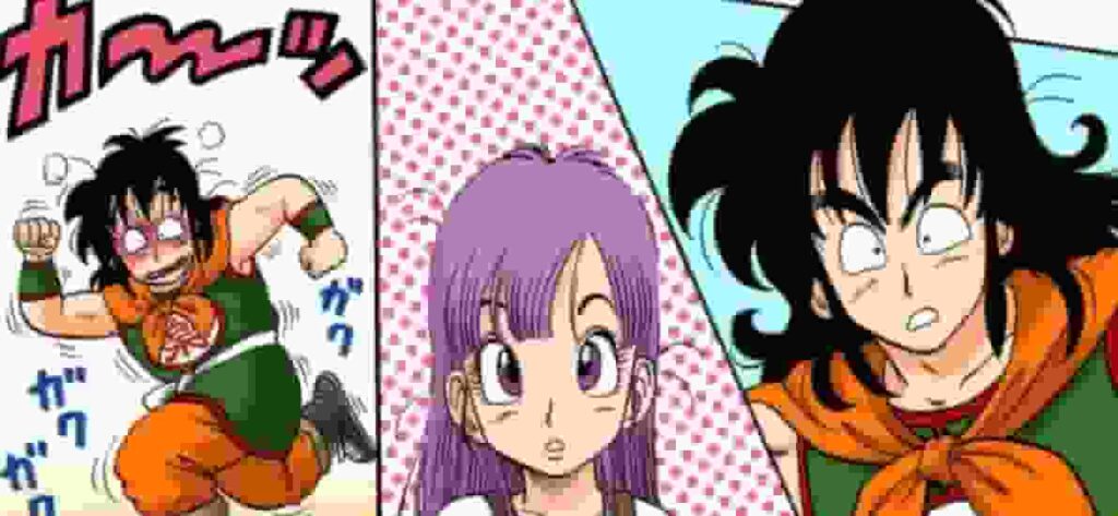 ヤムチャ ブルマと目が合う