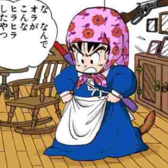 孫悟空 村娘の格好