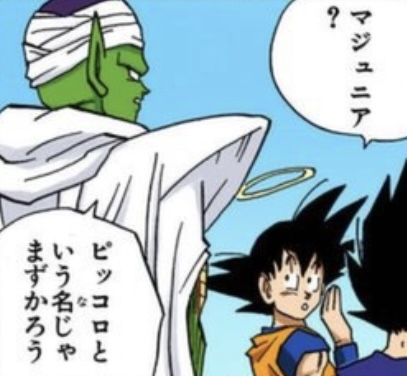 マジュニアを語るピッコロ