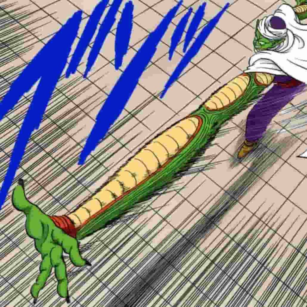 伸びる腕